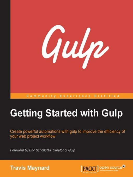 Title details for Getting Started with Gulp by Travis Maynard - Available